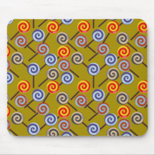 Tapis De Souris Motif de bonbons motif Lollies lollipop 26