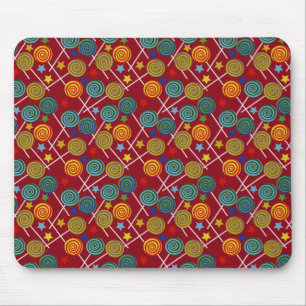 Tapis De Souris Motif de bonbons   motif Lollies   lollipop 32