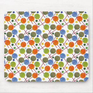 Tapis De Souris Motif de bonbons   motif Lollies   lollipop 61