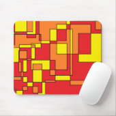 Tapis De Souris Motif de briques Abstrait (Avec souris)