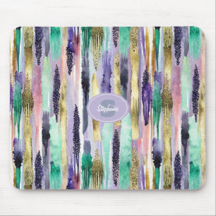 Tapis De Souris Motif de brosse vertical dynamique (1)