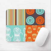 Tapis De Souris motif de Bruit-art - cousant (Avec souris)