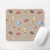 Tapis De Souris Motif de café (Avec souris)