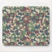 Tapis De Souris Motif de camouflage de chien (Devant)