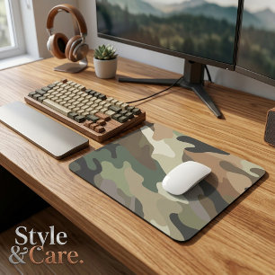 Tapis De Souris Motif de camouflage moderne accrocheur