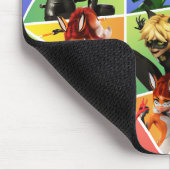 Tapis De Souris Motif de caractères couleur miquille (Coin)