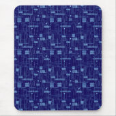 Tapis De Souris Motif de carte de circuit bleu (Devant)