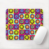 Tapis De Souris motif de cercles (Avec souris)