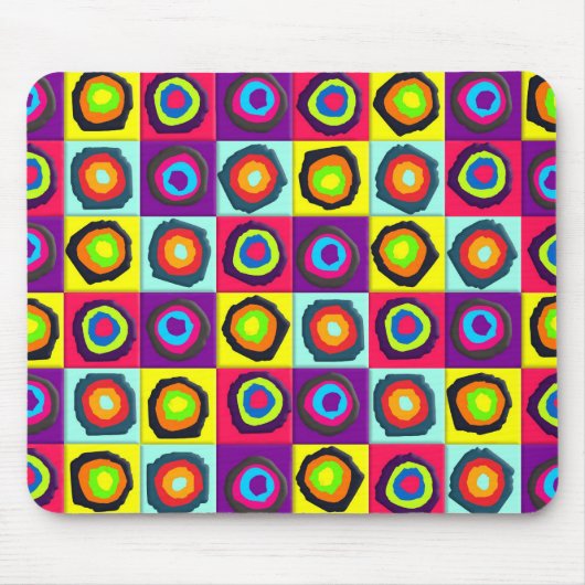Tapis De Souris motif de cercles (Devant)