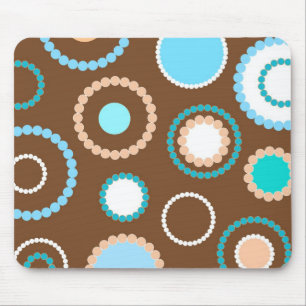 Tapis De Souris Motif de cercles - Mousepad