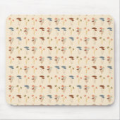 Tapis De Souris Motif de champignons (Devant)