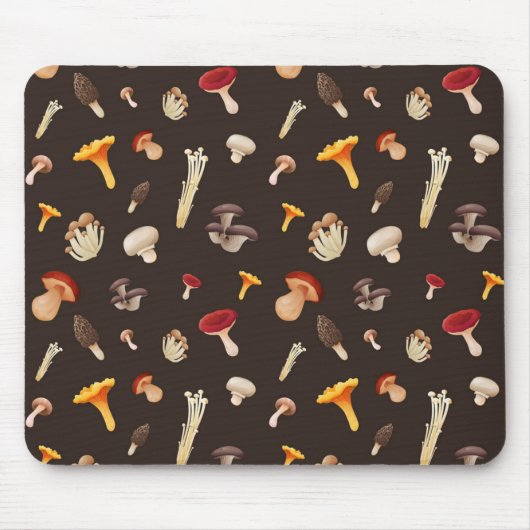 Tapis De Souris Motif de champignons (Devant)