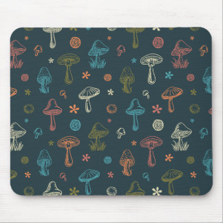 Tapis De Souris Motif de champignons Whimsical