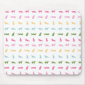 Tapis De Souris Motif de chat d'arc-en-ciel (Devant)