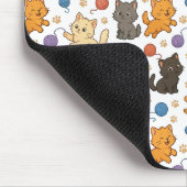 Tapis De Souris Motif de chat mignon (Coin)