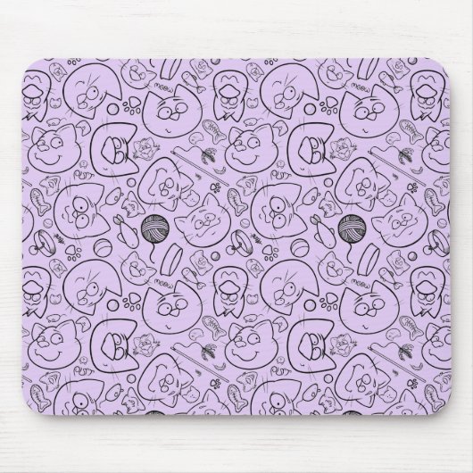 Tapis De Souris Motif de chat mousepad (Devant)