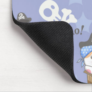 Tapis De Souris Motif de chaton pirate mignon