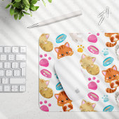 Tapis De Souris Motif De Chats, Chats Mignons, Kitty, Chatons, Paw