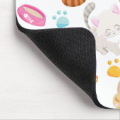 Tapis De Souris Motif De Chats, Chats Mignons, Kitty, Chatons, Paw (Coin)