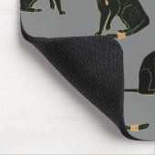 Tapis De Souris Motif de chats égyptiens (Coin)