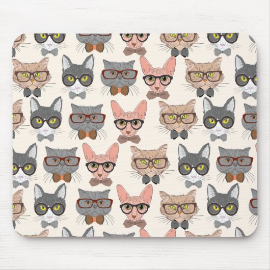 Tapis De Souris Motif de chats mignons (Devant)