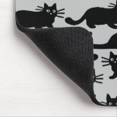 Tapis De Souris Motif de chats noirs (Coin)