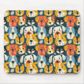 Tapis De Souris Motif de chien coloré (Devant)