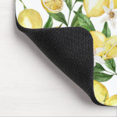 Tapis De Souris Motif de citrons et citrons d'été (Coin)
