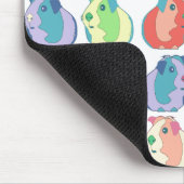 Tapis De Souris Motif de cobaye d'art de bruit (Coin)