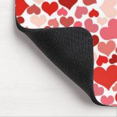 Tapis De Souris Motif de coeur rouge moderne (Coin)