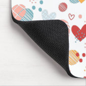 Tapis De Souris motif de coeurs Abstraits (Coin)
