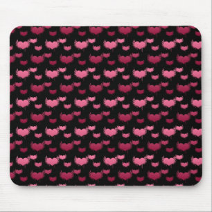 Tapis De Souris Motif de cœurs roses et rouges