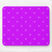 Tapis De Souris Motif de cœurs violets (Devant)