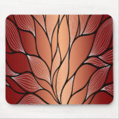 Tapis De Souris Motif de congé de bronze de cuivre rustique (Devant)