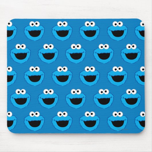 Tapis De Souris Motif de Cookie Monster souriant (Devant)
