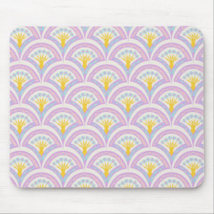 Tapis De Souris Motif de coquille de couleur pastel