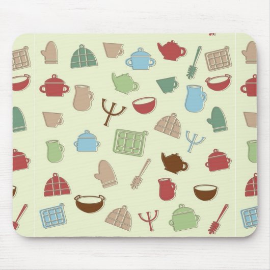 Tapis De Souris Motif de cuisine (Devant)