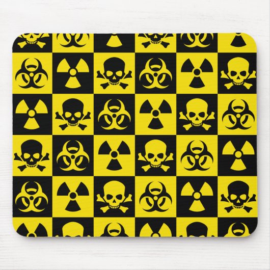 Tapis De Souris Motif de danger (Devant)
