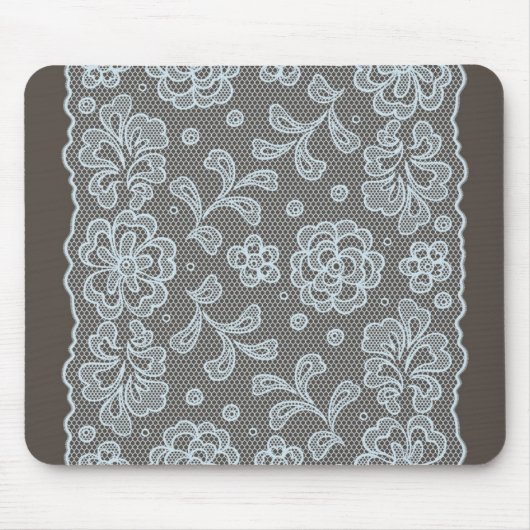 Tapis De Souris Motif de dentelle, cru 6 de fleur (Devant)