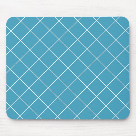 Tapis De Souris Motif de diamant Aqua (Devant)