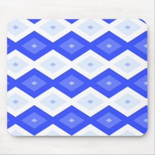 Tapis De Souris Motif de diamant bleu royal