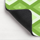 Tapis De Souris Motif de diamant vert Chartreuse (Coin)