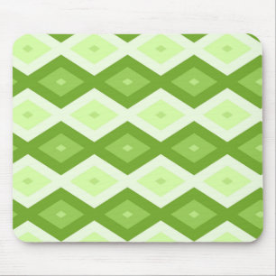 Tapis De Souris Motif de diamant vert Chartreuse