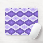 Tapis De Souris Motif de diamant violet (Avec souris)