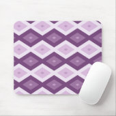 Tapis De Souris Motif de diamant violet (Avec souris)