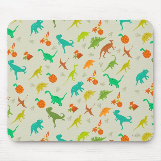 Tapis De Souris Motif de dinosaures (Devant)