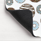 Tapis De Souris Motif De Donuts, Donuts Bleus, Donuts Brown (Coin)