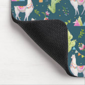 Tapis De Souris Motif de drapeau de lama d'aquarelle (Coin)