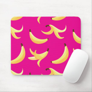 Tapis De Souris Motif de fête drôle de jeux de mots sur la banane,