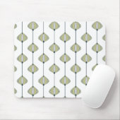 Tapis De Souris Motif de feuilles (Avec souris)